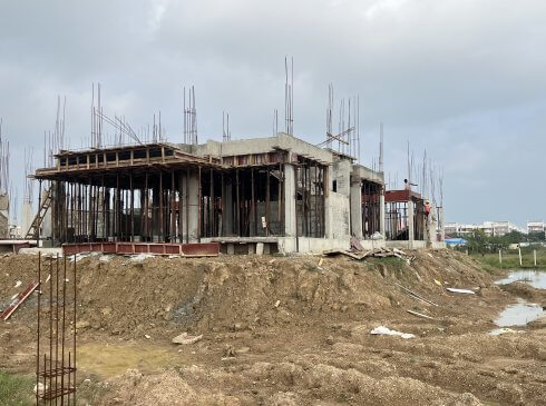 Casagrand Hola Chennai Sholinganallur Flats Site Progress