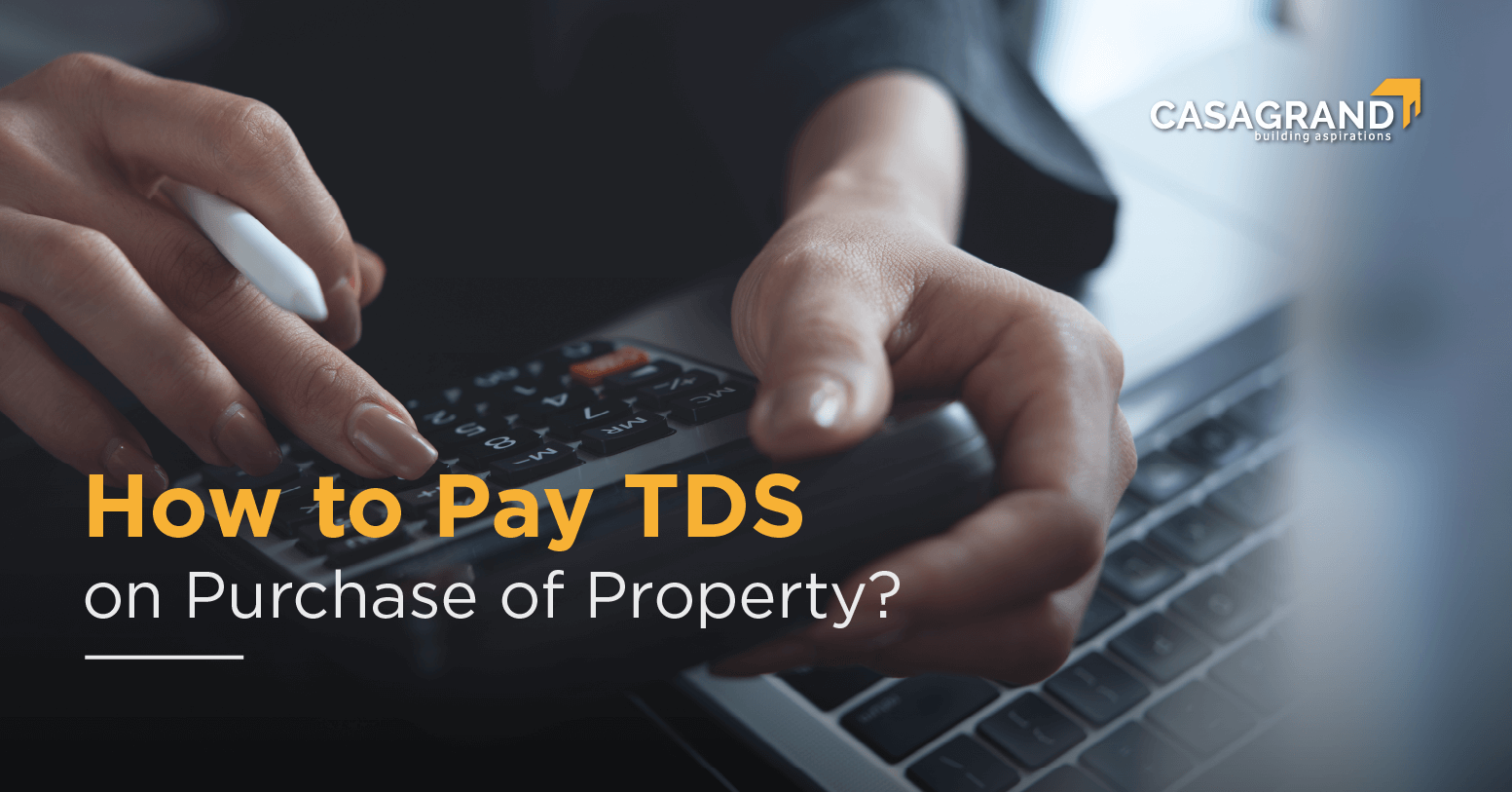 how to pay tds on purchase of property